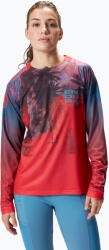 Endura Női kerékpáros hosszú ujjú felső Endura Tropical Print Ltd pomegranate