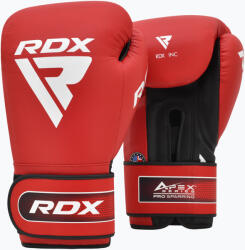 RDX Boxkesztyű RDX Apex Sparring Training Boxing Hook & Loop red