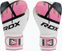 RDX Női bokszkesztyűk RDX BGR-F7 fehér és rózsaszín BGR-F7P