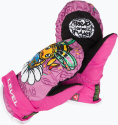 Level Animal rózsaszín gyermek síelő kesztyű