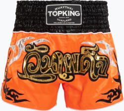 Top King Thai Boxing edzőnadrág narancssárga/fekete