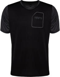  Férfi kerékpáros trikó 100% Ridecamp Jersey SS fekete STO-41401-052-10