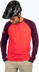 Endura Férfi kerékpáros hosszú ujjú felső Endura Singletrack Fleece aubergine