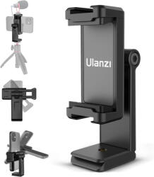 Ulanzi ST-22 elforgatható, döntehető telefontartó állvány adapter, 2 vakupapucs, arca swiss (UL-2294)