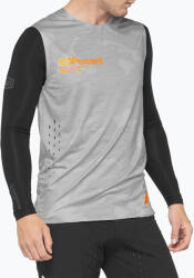 Férfi kerékpáros trikó 100% R-Core Concept Sleeveless grey camo