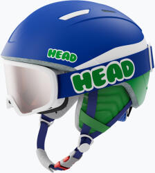 HEAD Gyerek sísisak HEAD Mojo Set + Gogle Jr blue/green/silver red