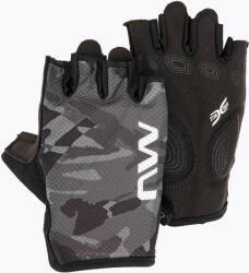 Northwave Férfi Northwave Active fekete/szürke kerékpáros kesztyű C89202324