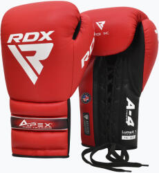 RDX Boxkesztyű RDX Apex Lace Up Training Sparring Boxing red