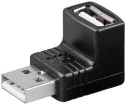 PremiumCord USB 2.0 90 fokos adapter (KUR-17) (KUR-17)