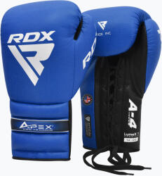 RDX Boxkesztyű RDX Apex Lace Up Training Sparring Boxing blue