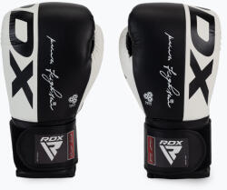 RDX REX F4 fehér és fekete bokszkesztyűk BGR-F4B-10OZ