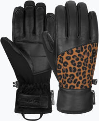 Reusch Női síkesztyűReusch Beatrix R-Tex XT black/brown leopard