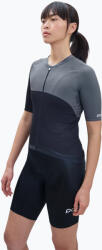 POC Női kerékpáros mez POC Essential Road Print uranium black/sylvanite grey