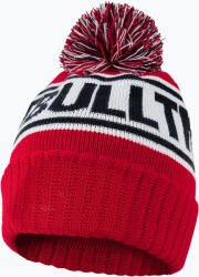 Pitbull West Coast Férfi téli sapka Pitbull Beanie Fleming II red/dark navy