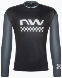 Northwave Edge LS 19 férfi kerékpáros mez fekete-szürke 89201301