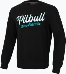 Pitbull West Coast Férfi Pitbull West Coast Crewneck Santa Muerte pulóver fekete