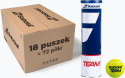 Babolat Team teniszlabdák 18 x 4 db sárga 502035