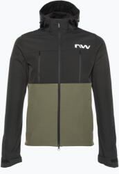 Northwave Férfi Northwave Easy Out Softshell kerékpáros dzseki erdő zöld / fekete