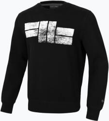 Pitbull West Coast Férfi Pitbull West Coast Crewneck klasszikus logós pulóver fekete