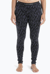 icebreaker női termónadrág Merino 260 Vertex Leggings Glacial Camo grafit/fekete/j