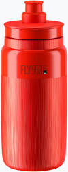 Elite Kerékpáros kulacs Elite FLY Tex 550 ml red/grey logo