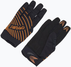 Oakley Drop In Mtb Glove 2.0 férfi kerékpáros kesztyű fekete és narancssárga FOS901323