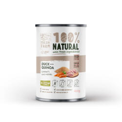 Fresh Farm Hrana umeda caini, Fresh Farm Coarse pate with duck, quinoa, carrots and herbs 400 gr