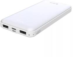 DEVIA ST354632 Kintone Series V3 Powerbank USB-A + C, 10000 mAh, 18 W, Fehér