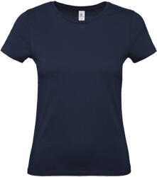 B and C Női rövid ujjú póló B&C #E150 /women T-Shirt -L, Sötétkék (navy)