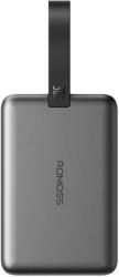 ROMOSS WM010 Powerbank USB-A + USB-C, 10000 mAh, 20 W, Fekete