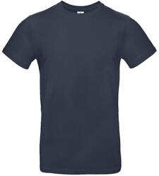 B and C Férfi rövid ujjú póló B&C #E190 T-Shirt -S, Sötétkék (navy)