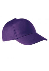 K-UP Uniszex sapka K-UP KP116 Cotton Cap - 5 panels -Egy méret, Purple