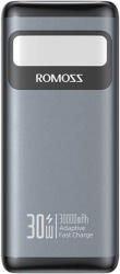 ROMOSS PMT30 Powerbank USB-A + USB-C, 30000 mAh, 30 W, Fekete
