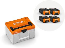 STIHL Cutie STIHL cu 4x acumulatori AP 500 S (EA012000009)