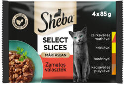 Sheba Selection in Souce - selecție carne 4 x 85 g