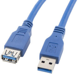 Lanberg USB 3.0 cablu albastru AM-AF extensie, 3m