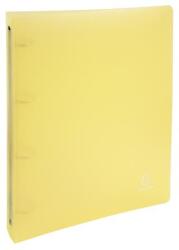 Exacompta Gyűrűs könyv, 4 gyűrű, 40 mm, A4, PP, EXACOMPTA, pasztell sárga 51979E (51979E)