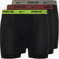 Nike Boxeri pentru bărbați Nike Everyday Cotton Stretch 3 pary cyber black/heather grey/dark pony