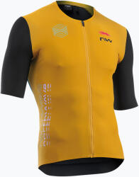 Northwave Tricou de ciclism Northwave Extreme Evo ocru/negru pentru bărbați Northwave Extreme Evo