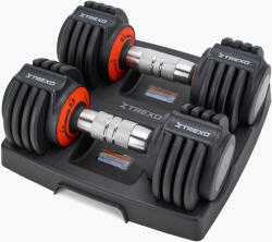 XTREXO Set de haltere reglabile XTREXO 2 x 5, 75 kg negre