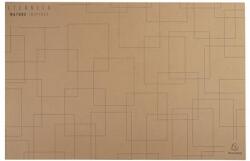 EXACOMPTA Könyökalátét, karton, 575x375 mm EXACOMPTA, "Eterneco", barna 60147D (60147D)