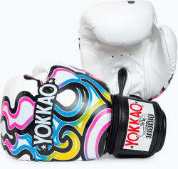 YOKKAO Mănuși de box pentru bărbați YOKKAO Flames white