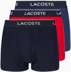 Lacoste Boxeri Lacoste 5H3389 W64 3 perechi albastru marin/roșu metilenă