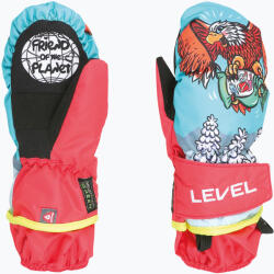 Level Детски скиорски ръкавици Level Animal red