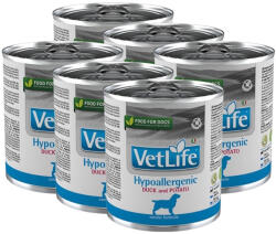  Farmina Farmina Vet Life kutya hipoallergén kacsa és burgonya 6x300g