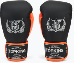 Top King Mănuși de box Top King Reborn Boxing Semi Leather white/orange