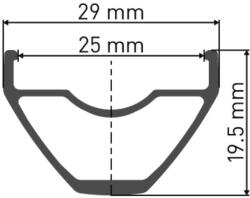 DT Swiss X 1900 Spline MTB 29 CL 15x100 25 mm első kerék 2023 (W0X1900AEIXSA18970)