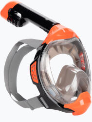 AQUASTIC Mască pentru copii cu fața întreagă pentru snorkelling AQUASTIC KAI Jr portocaliu