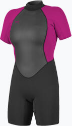 O'Neill Costum de înot pentru femei O'Neill Reactor-2 2 mm Back Zip S/S Spring black/berry