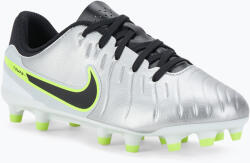 Nike Детски футболни обувки Nike Tiempo Legend 10 Academy FG/MG metallic silver/volt/black
